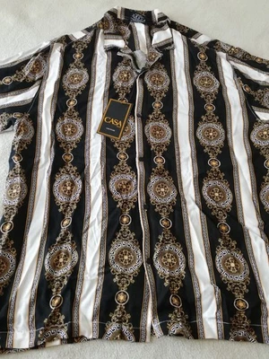 Casa Moda Couture 2XLarge Woven Camp Shirt Mens New - Image 1 of 4