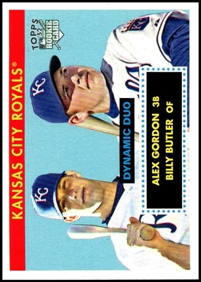 2007 Topps 1952 #DD11 Alex Gordon/Billy Butler - Dynamic Duo RC ¡Envío gratuito! Foto 1 de 2