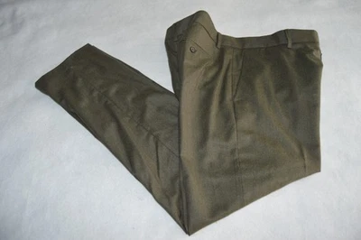 Pantalones Banana Republic Para Hombre 33x32 Marrón Vitale Barberis Canonico Franela 120s Foto 1 de 4