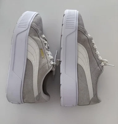 彪马 Cali 坡跟女式棕褐色运动鞋 384614-06 9.5 码 — 第 1/4 张图片