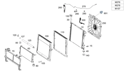 Подлинный радиатор Mercedes-Benz 099-500-13-03 - Изображение 1 из 2