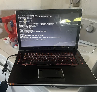 Computador Gateway Modelo 7801u Sem Cabos ou Cabos, Para Peças ou Reparo, Liga - Imagem 1 de 4