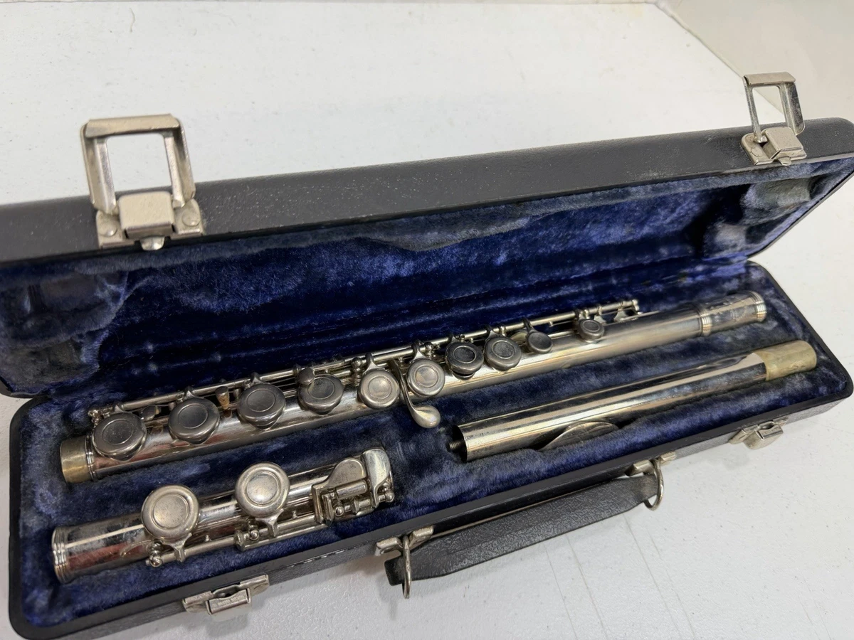 フルート　アームストロング Armstrong ALL Sterling Silver Flute - Model 80 Open Hole With Case