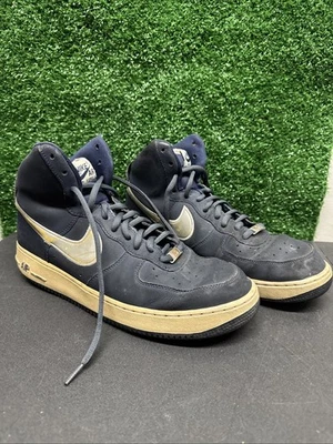 2012 Nike Air Force 1 [315121-405] High ‘07 Midnight Navy Sneakers Men’s Size 11 - Image 1 of 4