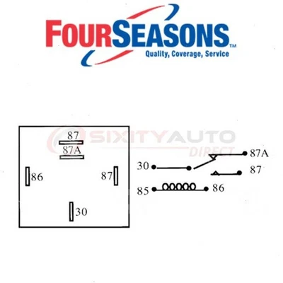 Four Seasons HVAC Blower Motor Relay for 1992-1994 GMC K1500 Suburban - sq - Image 1 of 4