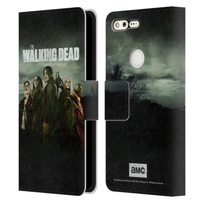 AMC THE WALKING DEAD SEASON 11 KEY ART LEATHER BOOK CASE FOR GOOGLE PHONES - Image 1 of 4