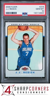 2006 FLEER #214 J.J. REDICK RC POP 4 PSA 10 - Image 1 of 2