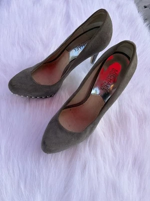 Bombas plataforma femininas Michael Kors tamanho 36,5 M couro - Imagem 1 de 4