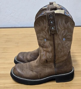 Ariat Boots Womens Size 6.5 B Brown Fatbaby Western Cowboy Round Toe 16720 - Picture 1 of 10