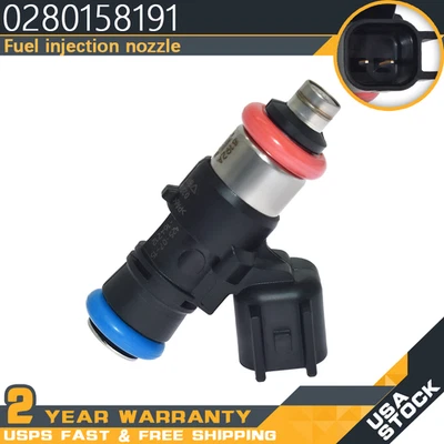 1x 280158191 Fuel Injectors For 2011-2015 Ford Edge Explorer Mustang Lincoln MKX Foto 1 de 4