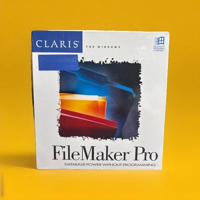 1992 Claris File Maker Pro 4 Windows System Promotional Copy English USA Version - Image 1 of 4
