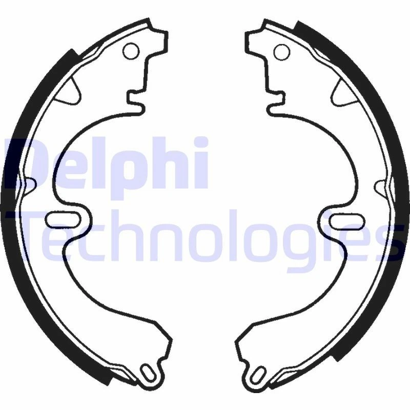 DELPHI Conjunto de Zapatas Freno 200mm Trasero Apto para Toyota Corolla Tambor - Imagen 1 de 1