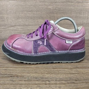 The Art Company Purple Chucky Platform Leather Vintage 90’s Shoes Uk 6.5 EU 40 - Picture 1 of 21