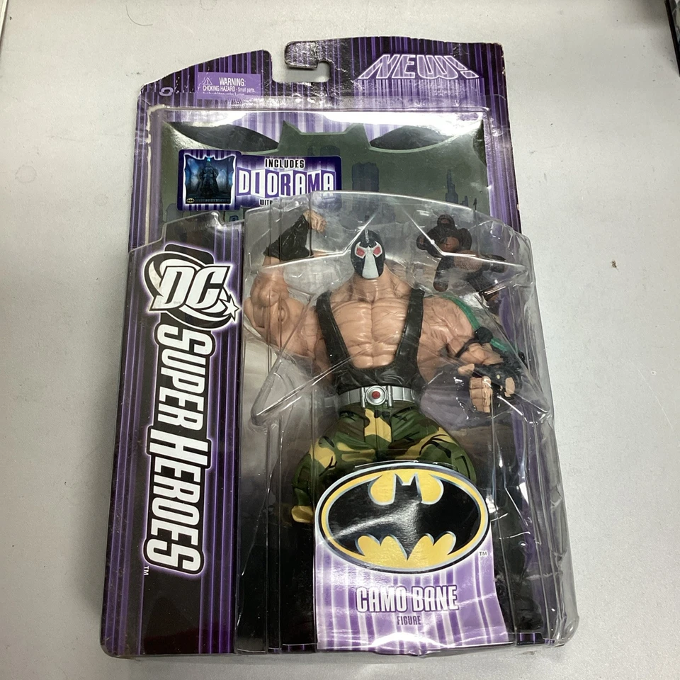 Mattel DC Super Heroes S3 Select Sculpt Camo Bane Figure