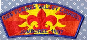 JSP  Des Plaines Valley Council - Nat'l Jamboree 1997 -Mint- Blu Bdr - Picture 1 of 1