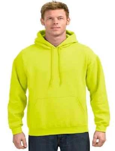 GILDAN HI-VIZ LIME GREEN-PULLOVER HOODIE -3X - Picture 1 of 2