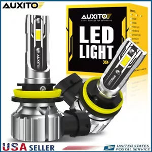 H11 H8 LED Headlight Kit High Low Beam Bulb Super Bright 6500K White 360000LM D - Picture 1 of 13