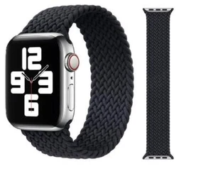 Oryginalna bransoletka Apple Pleided Solo Loop 38/40/41mm rozmiar 9 węgiel drzewny - Zdjęcie 1 z 1