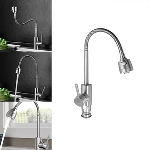 304 acero inoxidable 360 ° giratorio grifo de cocina de agua caliente y fría - Imagen 1 de 2