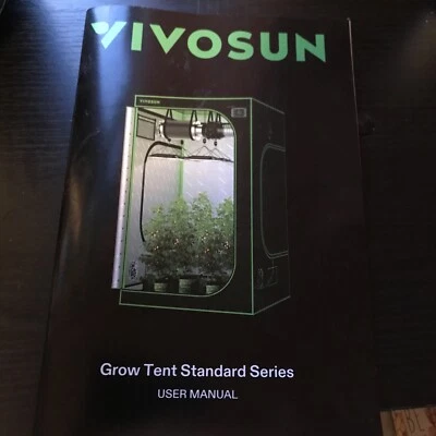 VIVOSUN S448 4x4 Indoor Hydroponic Grow Tent Tri-Layer,Plant Growing 48"X48"X80" - Image 1 of 2
