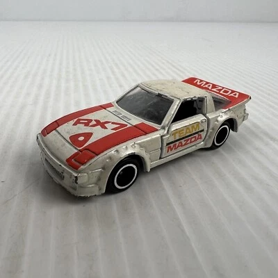 Tomica Tomy 1/60 Mazda Savanna RX-7 Racing White Loose Vintage Japan No.74 - Image 1 of 4
