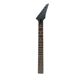 Mástil de guitarra de arce 24 trastes 25,5 pulgadas repuesto para guitarra estilo calavera incrustación - Imagen 1 de 6