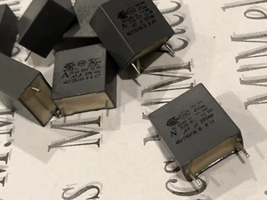 4x AV ARCOTRONICS 0.47uF 275V R.46 MKP X2 SH Capacitor - Picture 1 of 3