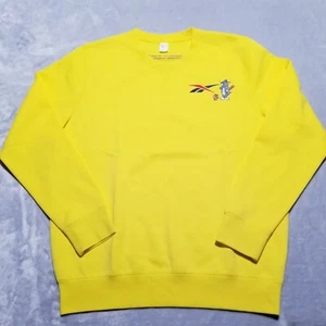 NEW Reebok Classics x Tom & Jerry Cartoon Men's Crew Sweater Collection Sz XL - Picture 1 of 9