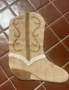 Western Cowboy or cowgirl Boot Rug - Picture 1 of 3