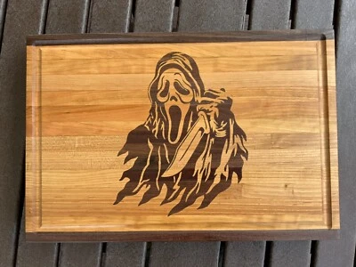 Large Ghostface Inlayed Cutting Board!! - Image 1 of 4