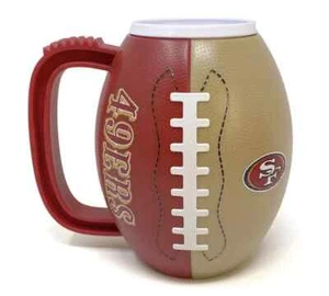 Brand New NFL San Francisco 49ers 24oz Football Mug - Picture 1 of 2