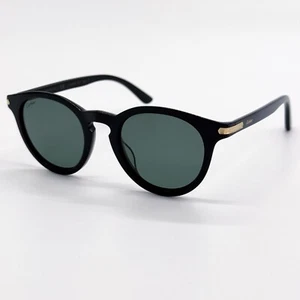 NUEVO CARTIER CT0010S 004 HOMBRE NEGRO REDONDO GAFAS DE SOL - Imagen 1 de 10