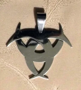 Anhänger Triskele Edelstahl Triskell Tribal Kelten Gothic Mystic  - Bild 1 von 1