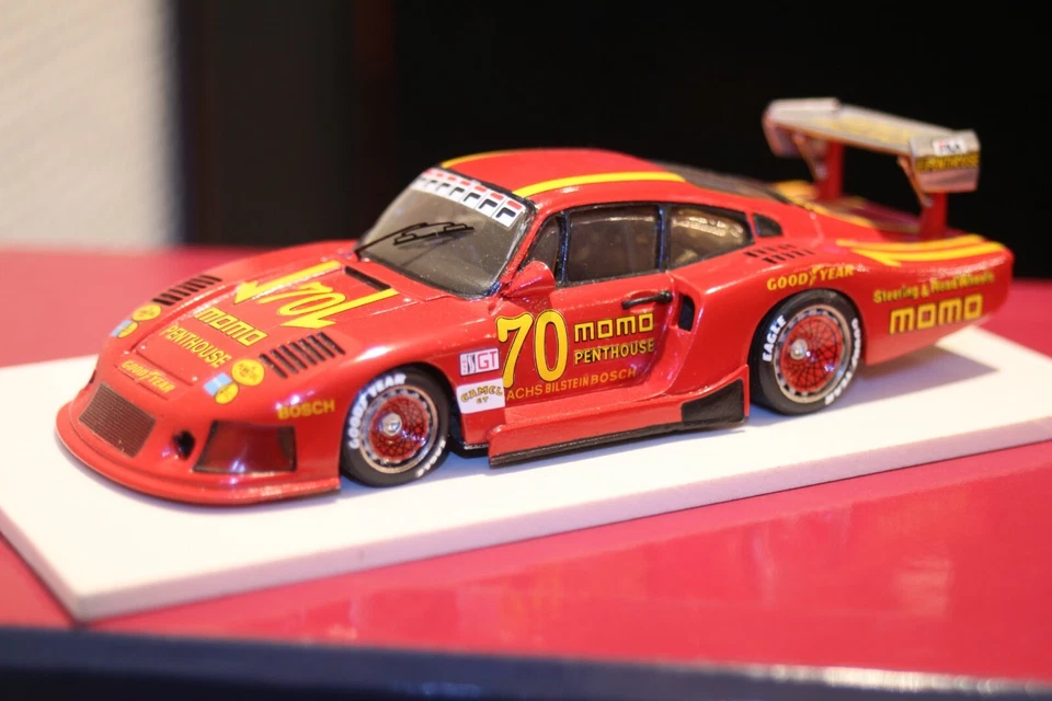 AMR PORSCHE 935/78 N°70 IMSA MOMO 200 Meillen Nurenberg 1981 1/43 No spark  - Photo 1/4