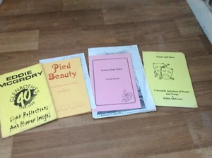 4 X SCARCE EDDIE MCGRORY, FIFE POET BOOKS +LETTERS - FREEPOST UK - Picture 1 of 12
