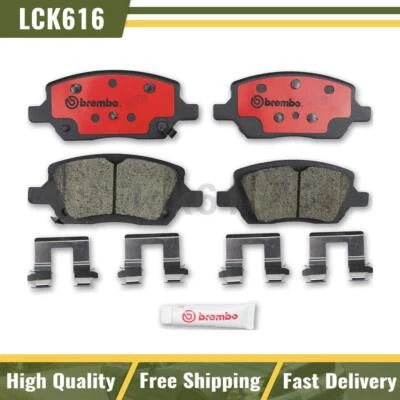 Kit de pastillas de freno traseras Brembo de cerámica (4 piezas) para Chevrolet Uplander 2005-2008 Foto 1 de 2