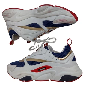 Dior B22 USA Olympic Edition White Gold Red Navy Blue Men's EU Size 45 US 12 - Picture 1 of 10