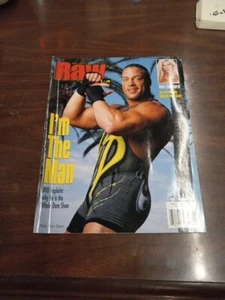 WWF Raw Magazine October 2001 Rob Can Dam Torrie Wilson Poster With Inserts - Picture 1 of 2