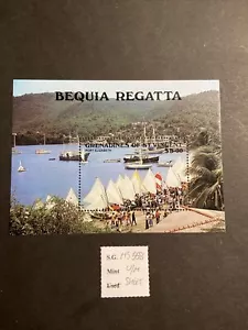 Grenadines of St Vincent SG MS 558 MNH 1988 Bequia Regatta Sheet - Picture 1 of 2