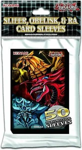 Konami Yu-Gi-Oh! Slifer, Obelisk & Ra Official Card Sleeves 1 pack of 50 pcs - Picture 1 of 1