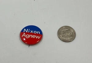 Spilla bottone vintage Nixon Agnew campagna politica spilla - Foto 1 di 2