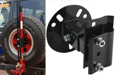 SPARE WHEEL MOUNT BRACKET CARRIER FOR HI LIFT HIGH FARM JACK RECOVERY 4X4 4WD - Image 1 of 4