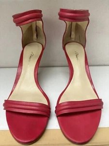 3.1 Phillip Lim Martini Mid-Heel Sandal, Raspberry Red Size 38 - Picture 1 of 6