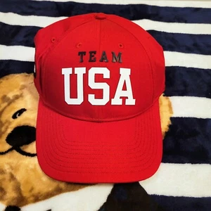 Polo Ralph Lauren Team USA 2020 Summer Olympics Red Adjustable Hat OSFM NWT - Picture 1 of 8