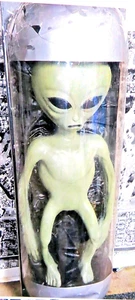 RARE X-FILES TV SHOW REPRO PROP ALIEN FOAM RUBBER ROSWELL UFO in 36" CAPSULE - Picture 1 of 1