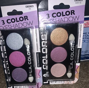2x L.A. Farben 3 Farben Lidschatten, mehrdimensional - Bild 1 von 1