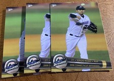SERGIO ROMO 2008 Multi Ad Connecticut Defenders 3 card lot PWE SHIP