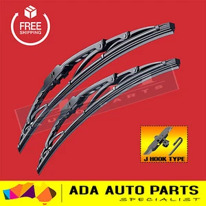 Metal Frame Windscreen Wiper Blades For Ford Falcon EA-EF-EL-AU-BA-BF (PAIR) - Picture 1 of 1