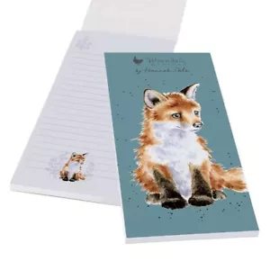 Wrendale Fox Cub Kitchen Note Pad - Illustrated Magnetic Shopping List Pad - Picture 1 of 1