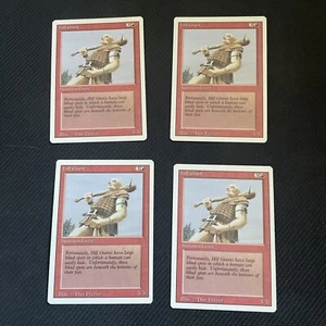 Hill Giant Mtg Revised x4 NM - Picture 1 of 2